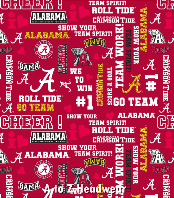 Alabama Crimson Tide Pride Cheer Words